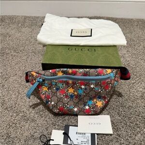 Gucci Multicolor Star Pattern Belt Bag